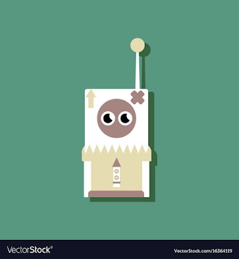 Flat icon design collection space remote control vector image