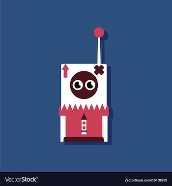 Flat icon design collection space remote control vector image