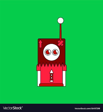 Flat icon design collection space remote control vector image