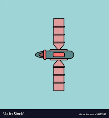 Flat icon design collection space satellite vector image