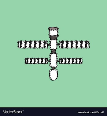Flat icon design collection space station in vector image