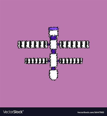 Flat icon design collection space station in vector image