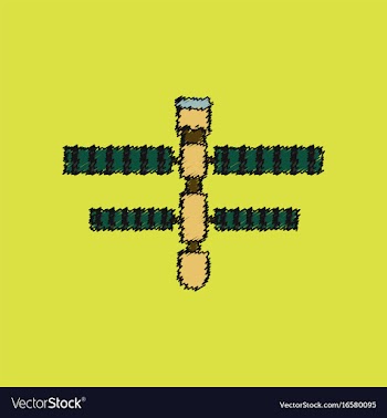 Flat icon design collection space station in vector image