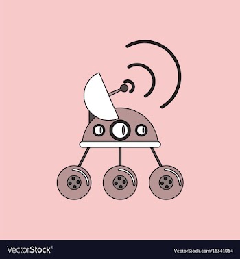 Flat icon design collection spacecraft and vector image