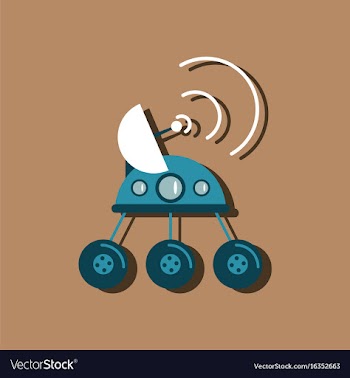 Flat icon design collection spacecraft and vector image