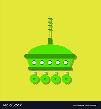 Flat icon design collection spacecraft and vector image