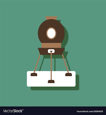 Flat icon design collection spacecraft on land in vector image