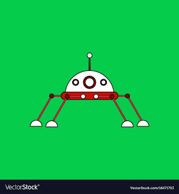 Flat icon design collection spaceship icon vector image