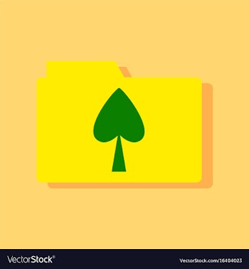 Flat icon design collection spade symbol on vector image