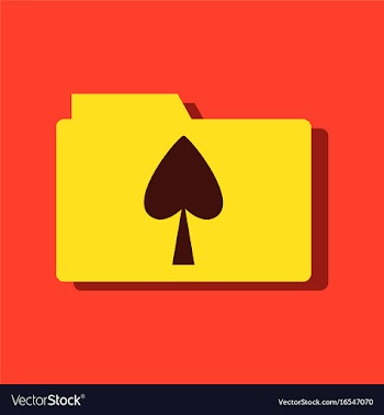 Flat icon design collection spade symbol on vector image