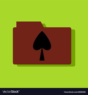 Flat icon design collection spade symbol on vector image