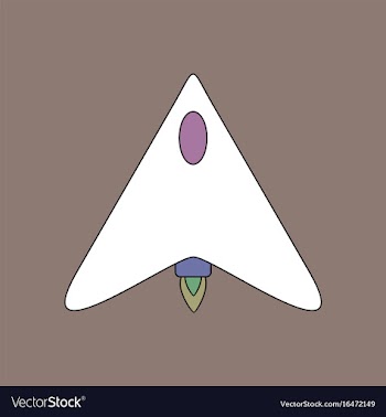 Flat icon design collection stealth attack plane vector image