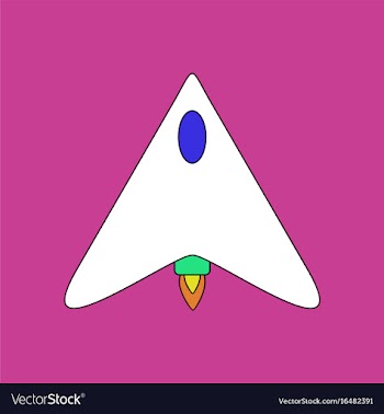 Flat icon design collection stealth attack plane vector image