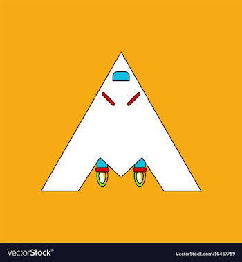 Flat icon design collection stealth strike vector image