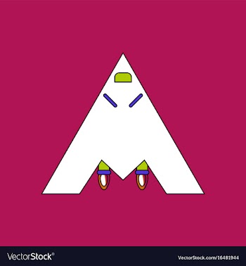 Flat icon design collection stealth strike vector image