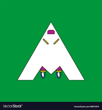 Flat icon design collection stealth strike vector image