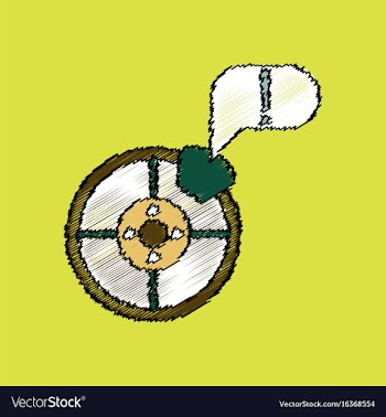 Flat icon design collection steering wheel and vector image