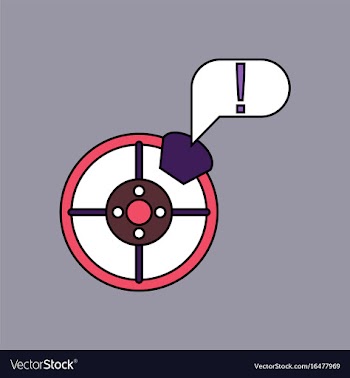 Flat icon design collection steering wheel and vector image