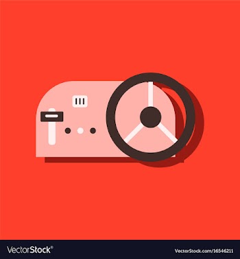 Flat icon design collection steering wheel and vector image