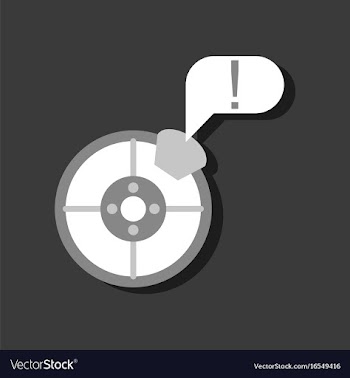 Flat icon design collection steering wheel and vector image