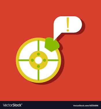 Flat icon design collection steering wheel and vector image