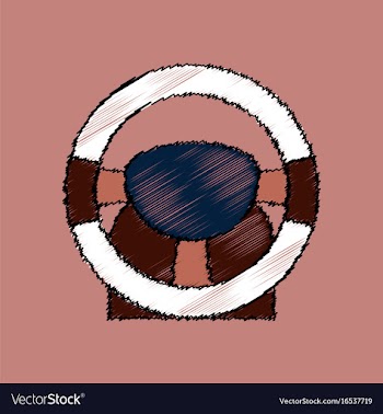 Flat icon design collection steering wheel in vector image