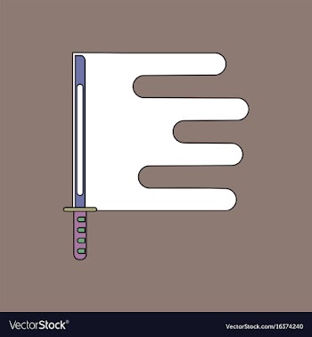 Flat icon design collection sword and blood vector image