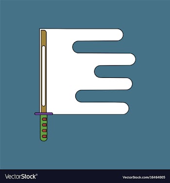 Flat icon design collection sword and blood vector image