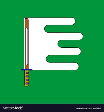 Flat icon design collection sword and blood vector image