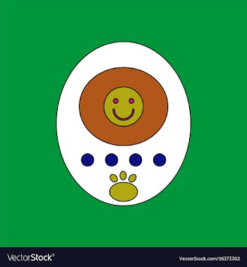 Flat icon design collection tamagotchi pets vector image