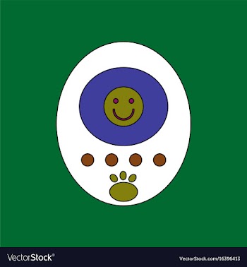 Flat icon design collection tamagotchi pets vector image