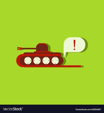 Flat icon design collection tank and exclamation vector image