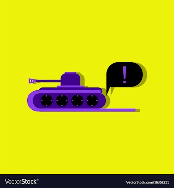 Flat icon design collection tank and exclamation vector image