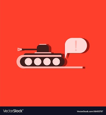 Flat icon design collection tank and exclamation vector image