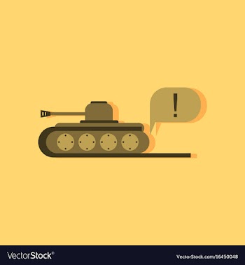 Flat icon design collection tank and exclamation vector image