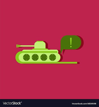 Flat icon design collection tank and exclamation vector image