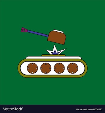 Flat icon design collection tank explosion vector image