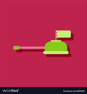 Flat icon design collection tank main gun in vector image