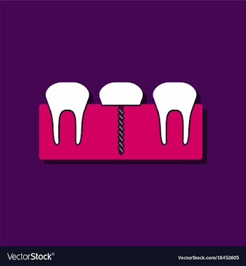 Flat icon design collection teeth and gum in vector image