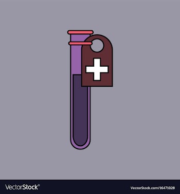 Flat icon design collection test tube vector image