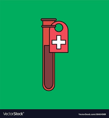 Flat icon design collection test tube vector image