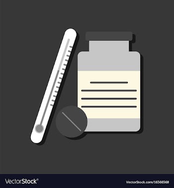 Flat icon design collection thermometer with bank vector image