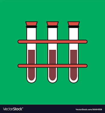 Flat icon design collection three test tube vector image