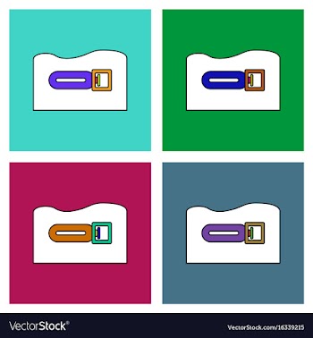 Flat icon design collection torpedo underwater vector image