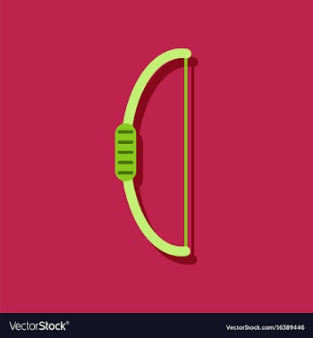 Flat icon design collection toy bow in sticker vector image
