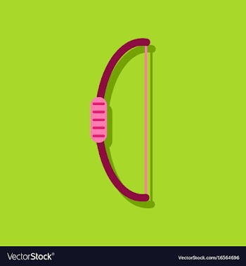 Flat icon design collection toy bow in sticker vector image