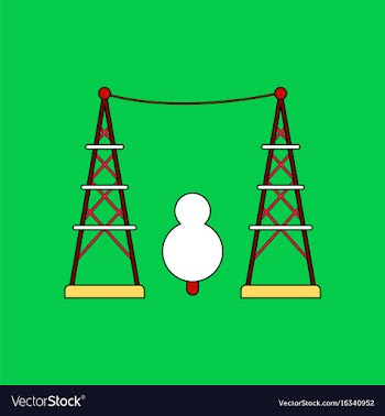 Flat icon design collection tree between the vector image