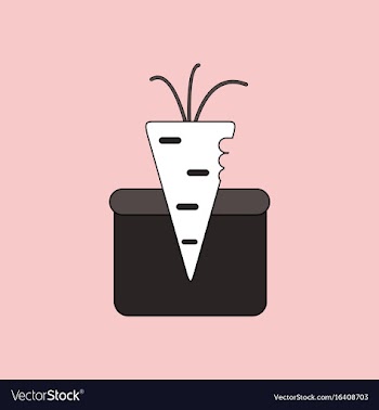 Flat icon design collection turnip in soil vector image