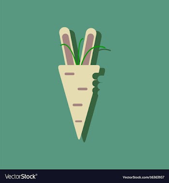 Flat icon design collection turnip plant in vector image