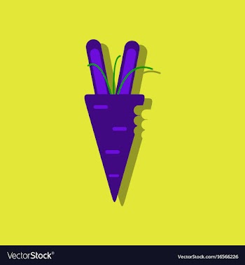 Flat icon design collection turnip plant in vector image
